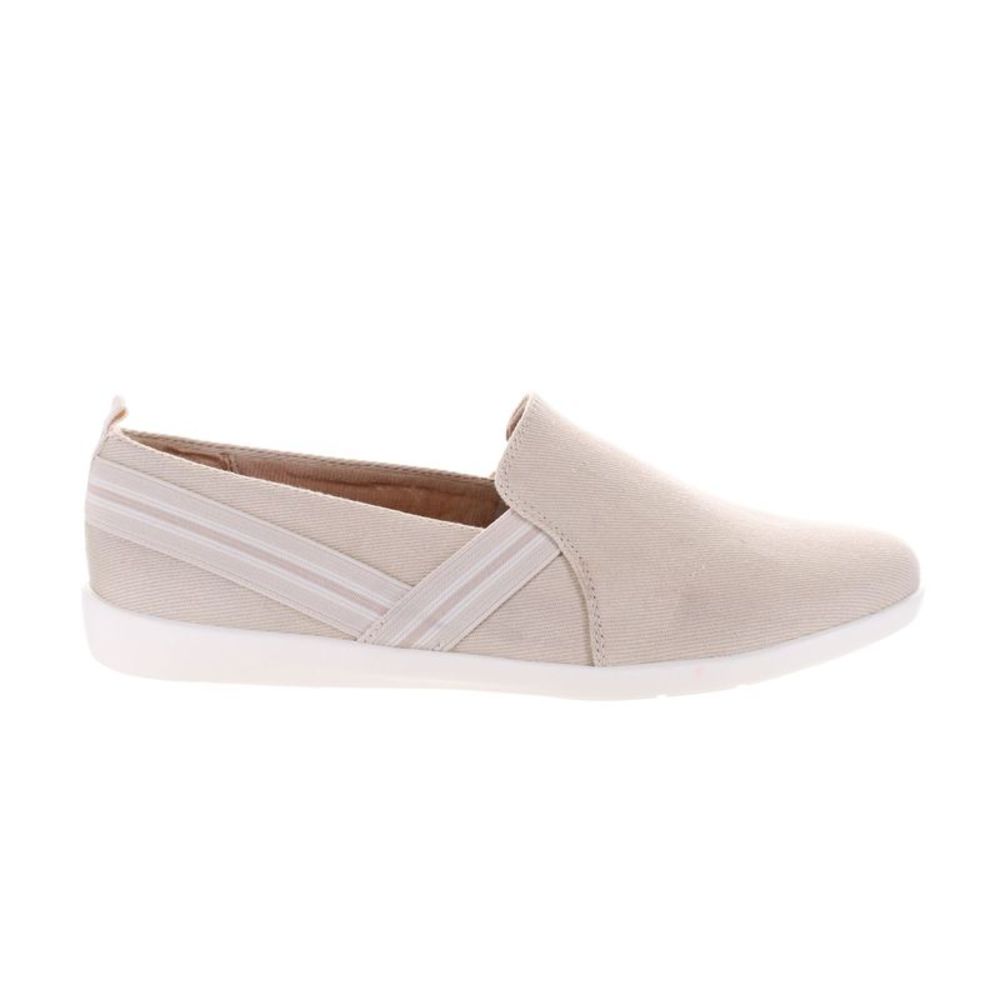 LifeStride Womens Namaste Almond Milk Casual Flats Size 8 Wide (C,D, W)